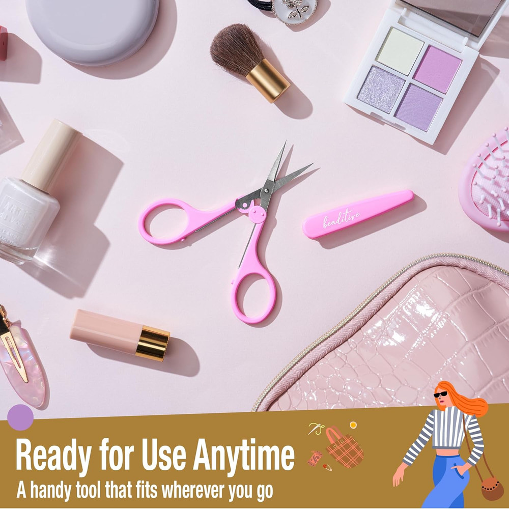 Beaditive High Precision Detail Scissors Set (2-Pc) Sharp, Fine Tips | Paper