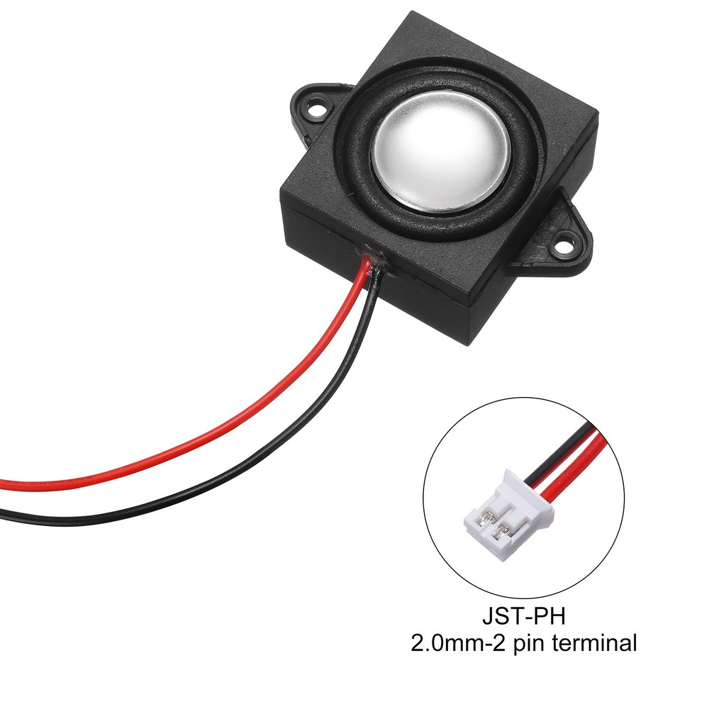 2Pcs Speaker 3 Watt 8 Ohm Mini Speaker Micro Speaker with JST-PH2.0 Interface