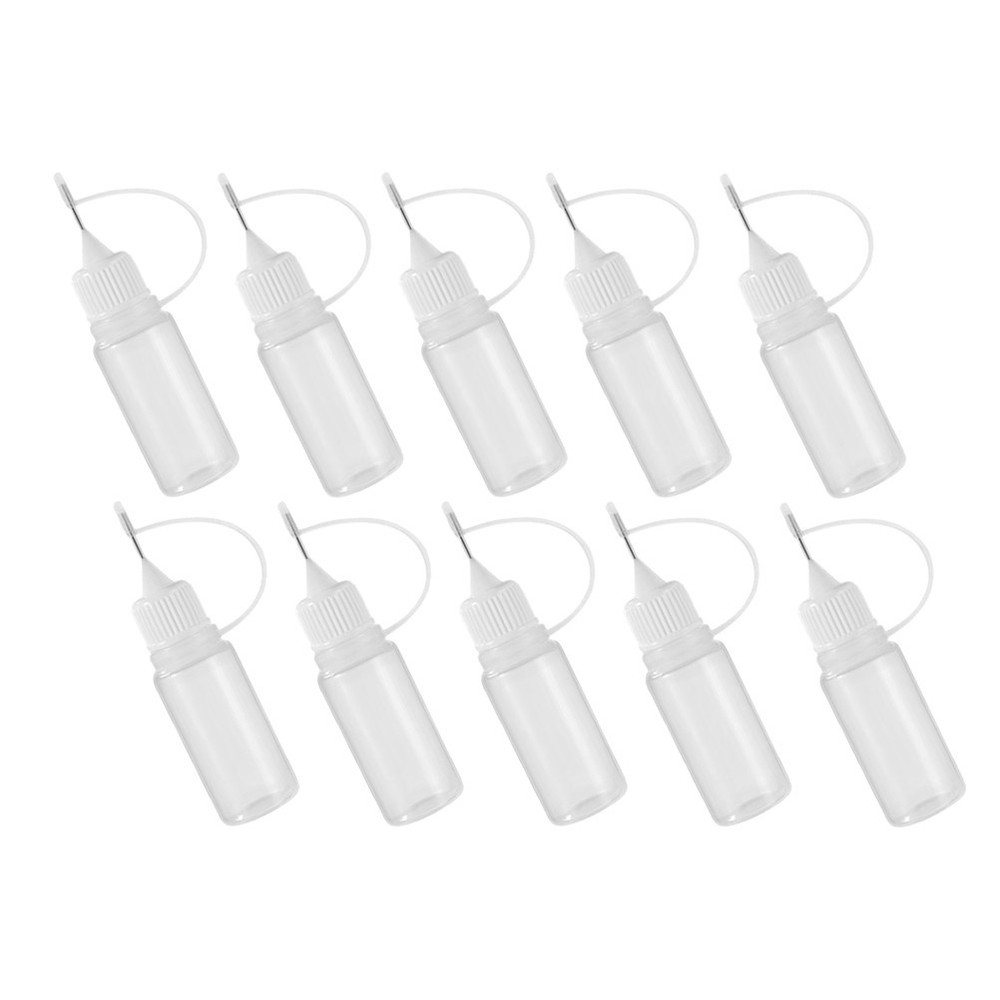 20Pcs Glue Bottles with Precision Tips for Crafts and DIY Projects