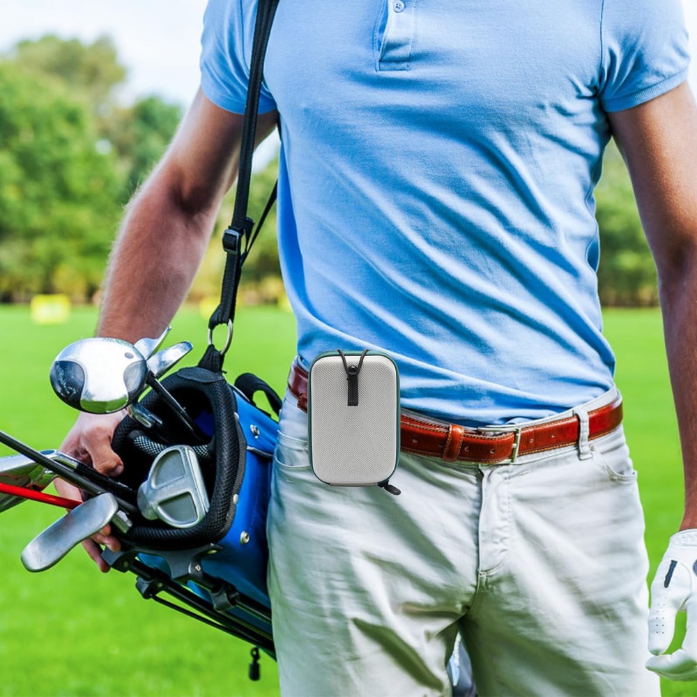 Golf Rangefinder Hard Shell Case Universal Carry Bag Grey Green