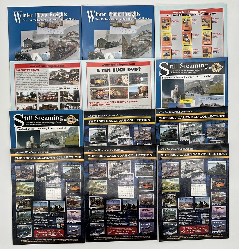 Railfan & Railroad 12 Issues 2006 (Complete Year 2006)