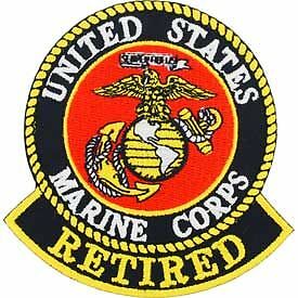 U.S. Marines Retired w/ EGA Patch