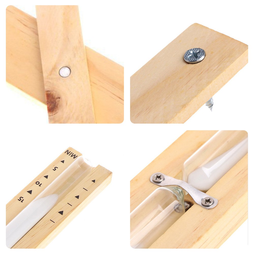 Sauna Hourglass Sand Timer Countdown Clock 15 Minutes Timing
