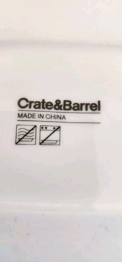 Crate & Barrel Rectangular Platter Holiday Sparkle Gold Silver Confetti 16 X 10