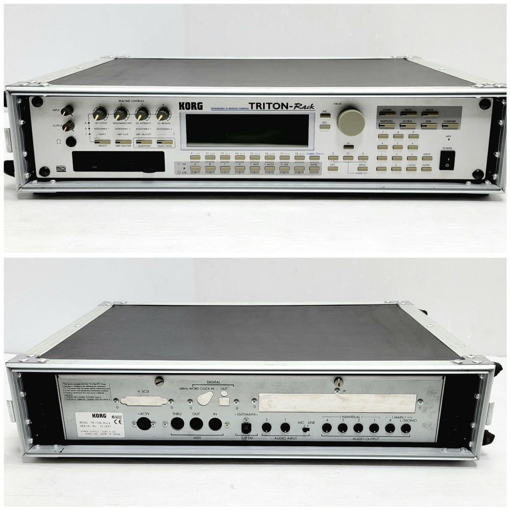 KORG TRITON Rack Synthesizer Fully functional unit Safe delively