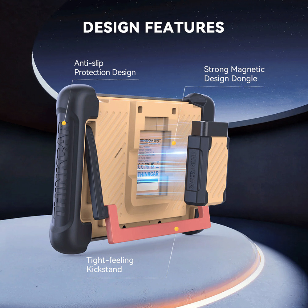 ThinkScan 689BT Bidirectional OBD2 Scanner ECU Code Diagnostic Tool VA.G Guided
