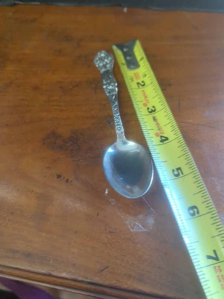 Sterling Silver Mount Vernon Yetive Souvenir Spoon