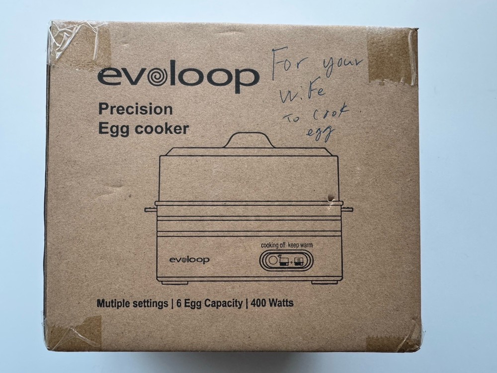 Evoloop Precision Egg Cooker KY-305 6-Egg Capacity 400W – New Sealed Box
