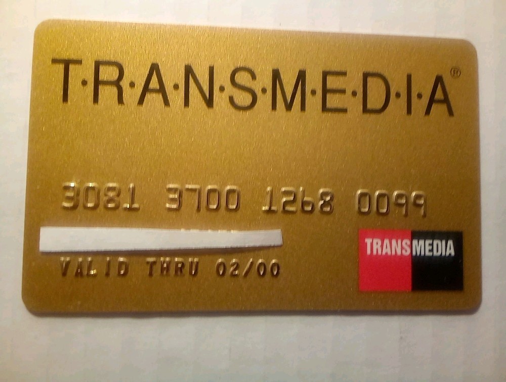 Transmedia Charge Card EXPIRED 2000