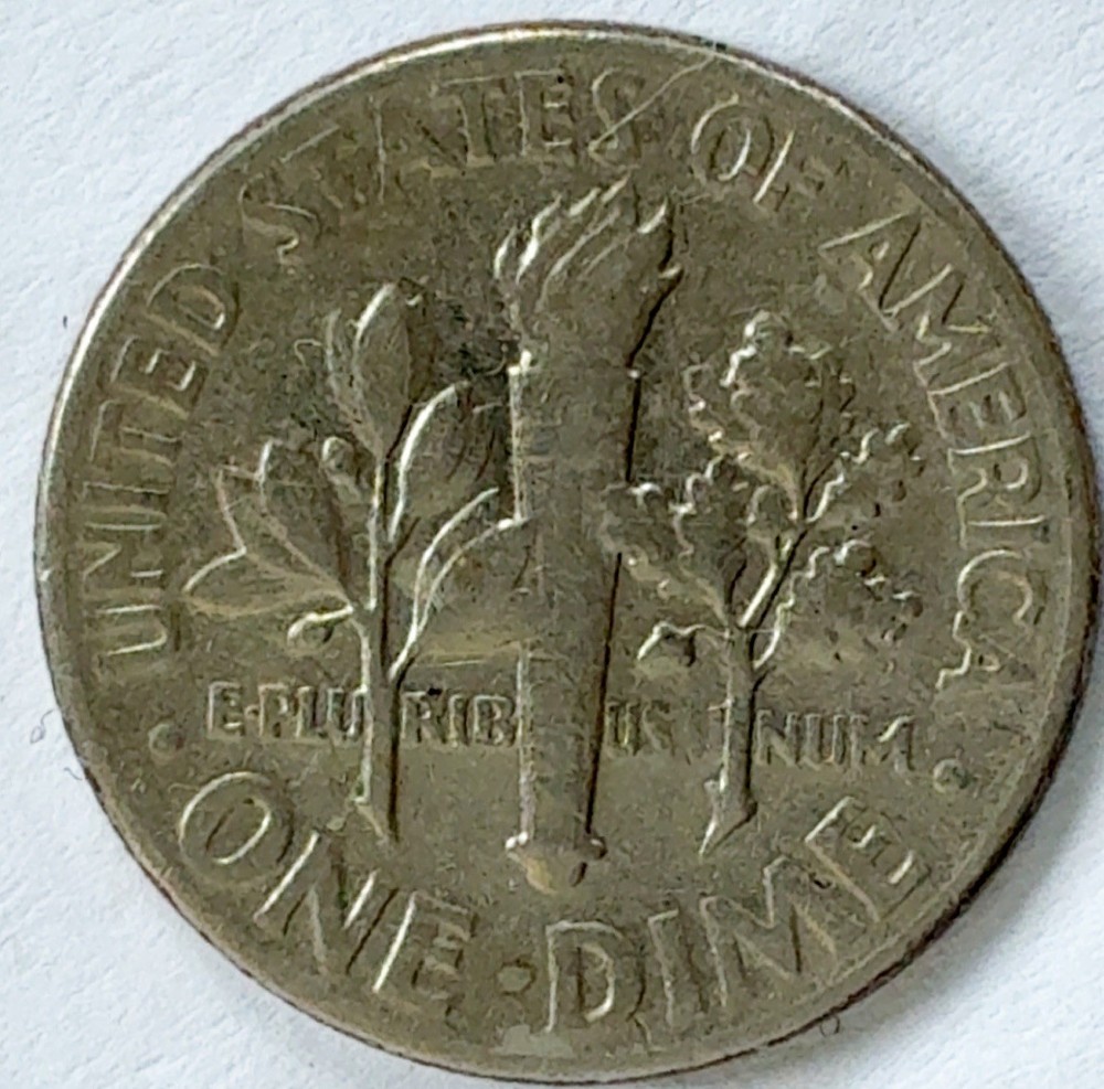 Vintage Rare 1971 Roosevelt Dime with 4 errors