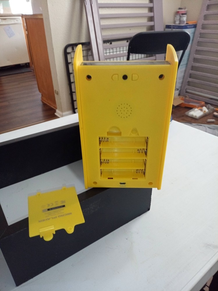 Tiny Arcade Pac-Man 3.5" Mini Retro Game - Functional Arcade Cabinet Yellow