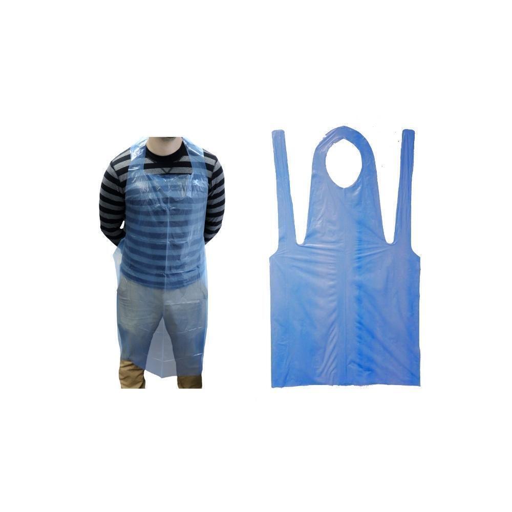 Blue Polyethylene Apron, Size: 28" x 46" - (1000 Pieces)