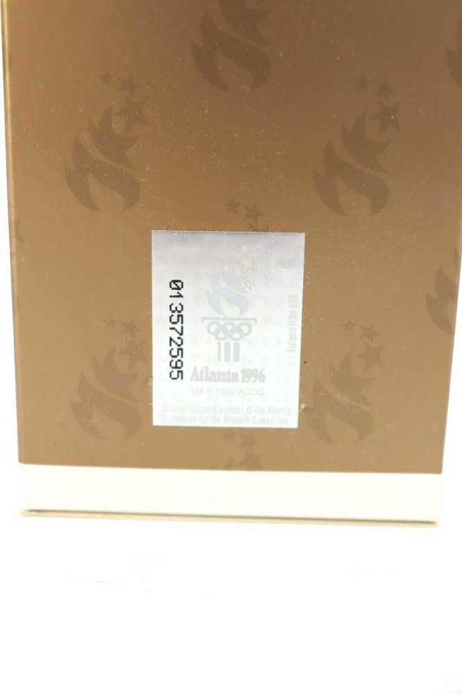 2 Hallmark Keepsake Lighted Flame Flickering Light and Music 1996 Olympic New