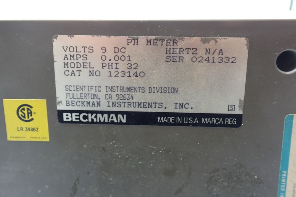 Beckman PHI32 32pH Meter