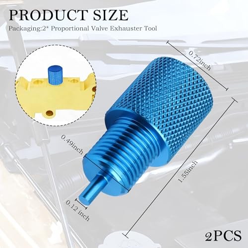 Adjustable Proportioning Valve Bleeder Tool,Aluminum Brake Proportioning 2PCS