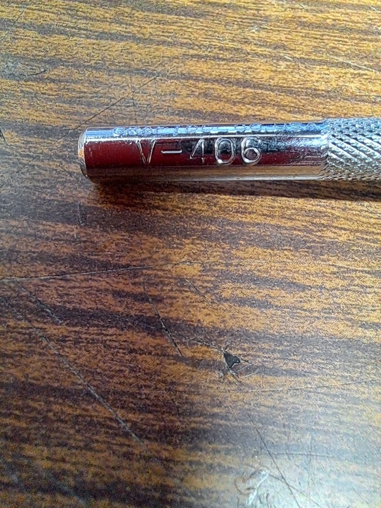 vintage craftool leather stamp v 406