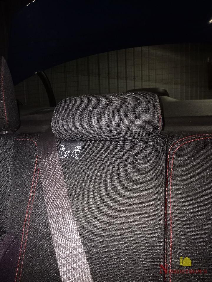 HEADREST 2015 WRX Black Cloth