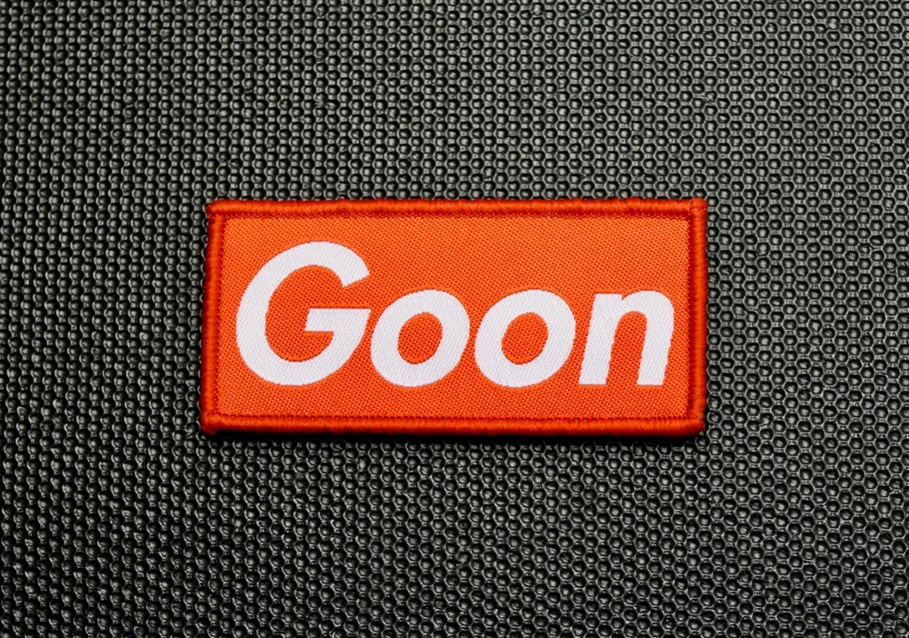 Goon Woven Uniform Morale Patch NVGs OAF Tactical Cap Operator Hook Loop