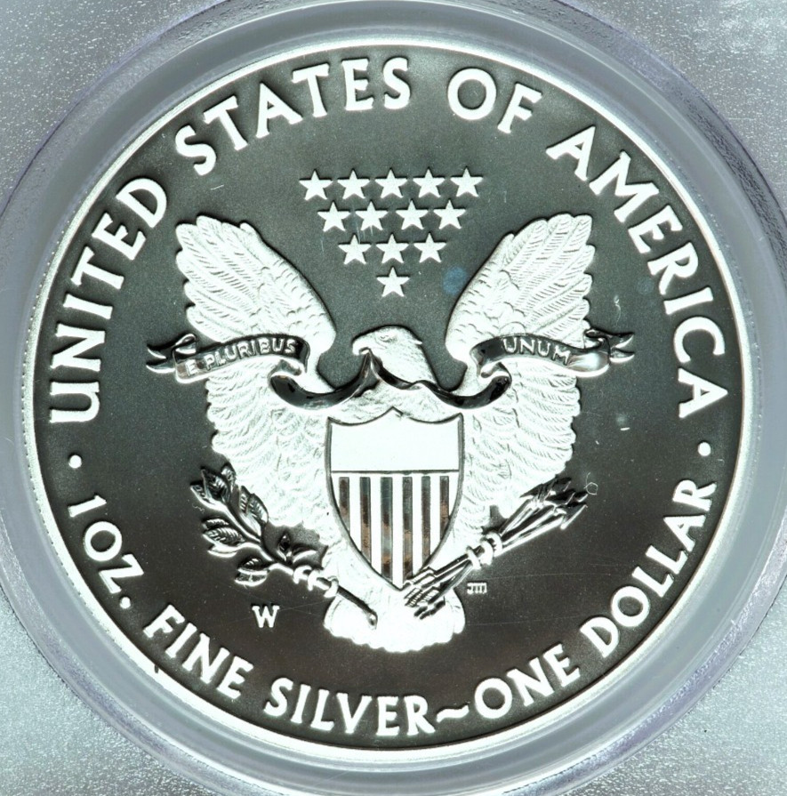 2013-W West Point Mint Set Silver Eagle PCGS MS70 First Strike Enhanced One Oz