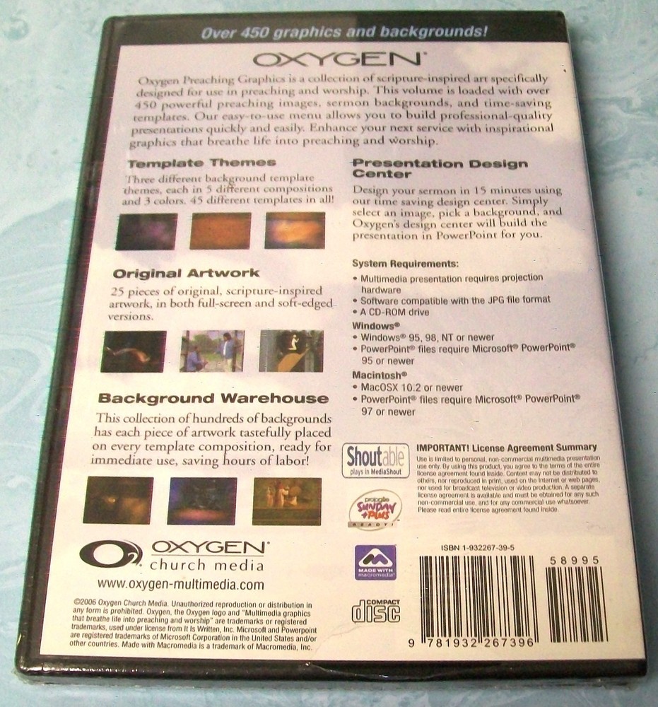 Oxygen: Multimedia Graphics - Volume 14 (CD-ROM, 2006) New Unopened!