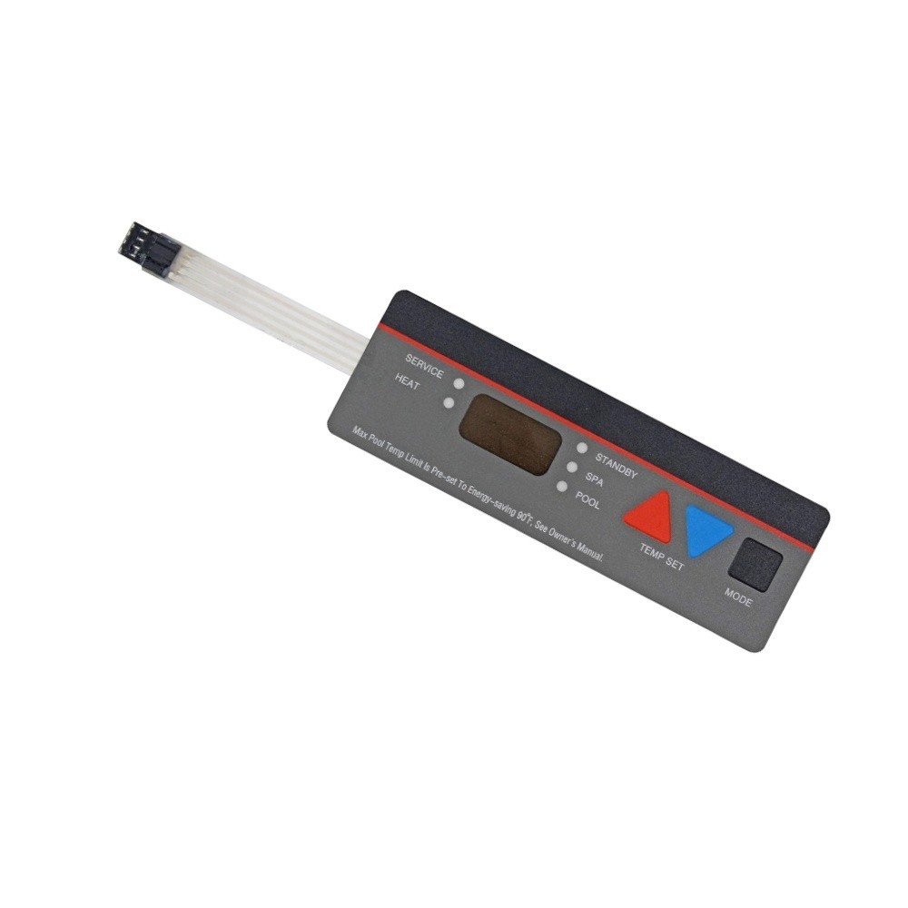 FDXLBkP193 Pool Heater Control Panel Keypad Membrane Switch for Hayward H200FDN