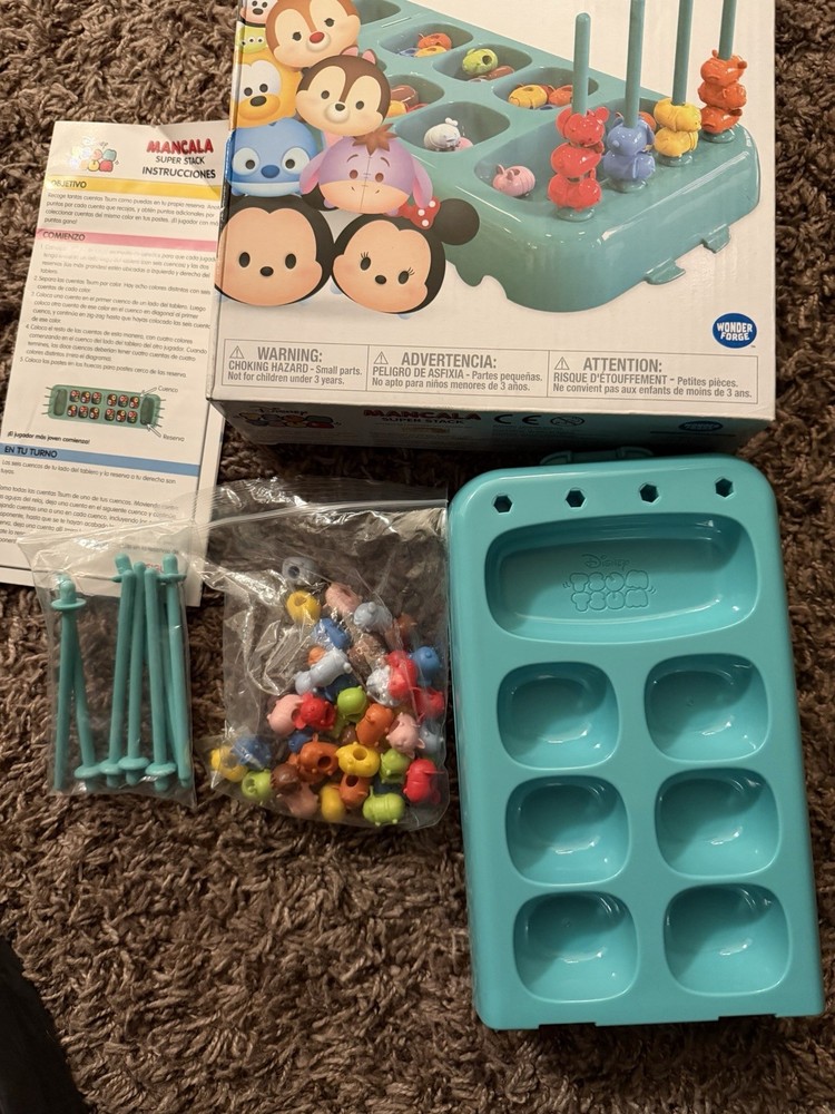 Disney Tsum Tsum Mancala Super Stack Game Used