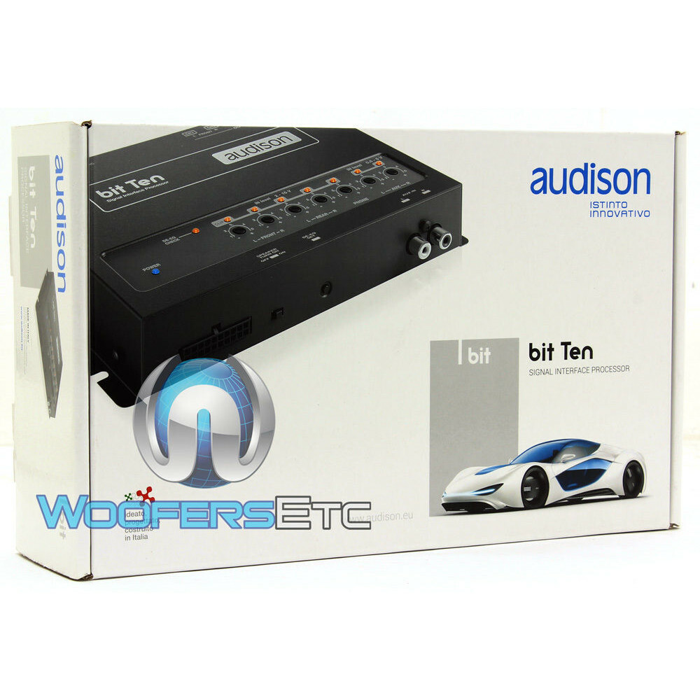 OPEN BOX AUDISON BIT TEN CAR SIGNAL INTERFACE PROCESSOR WITH 4 CH IN & 5 OUT