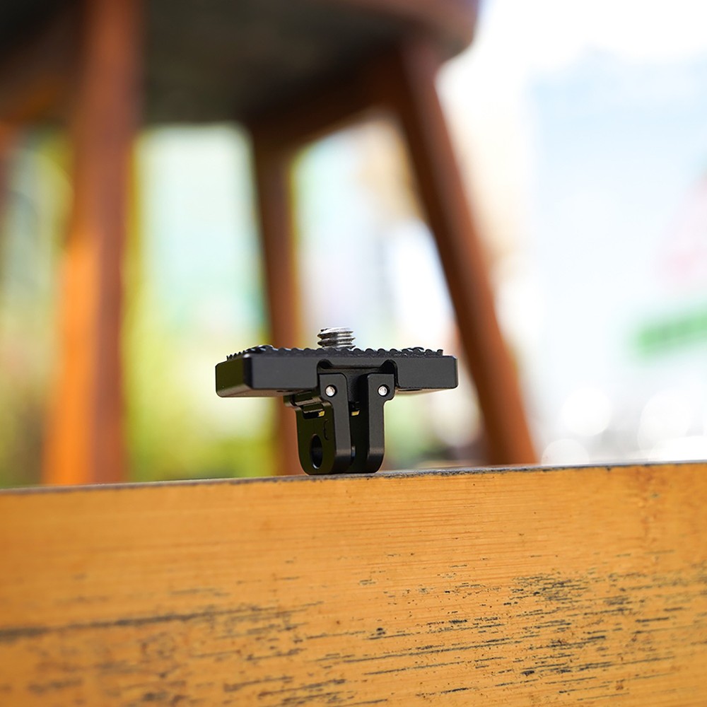 For Insta360 X4 Camera Foldable Quick Release Adapter Mount Accessory Black