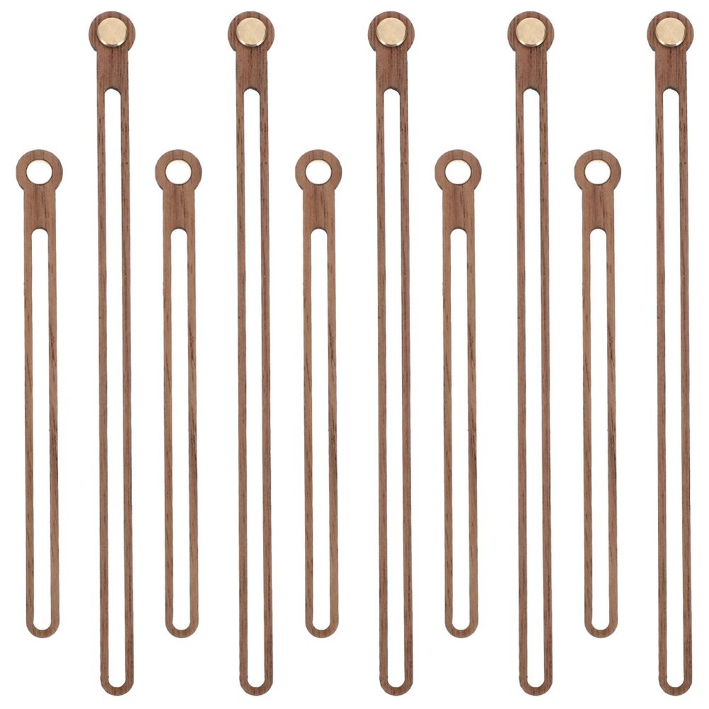 5 Sets Solid Wood Pointer Clock Repair Hands Mechanism Replacement