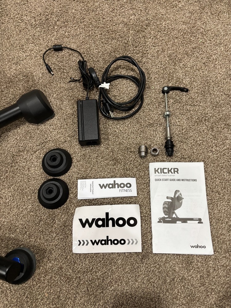 Wahoo KICKR Smart Trainer Version 5 V5 Includes Cassette and accessories