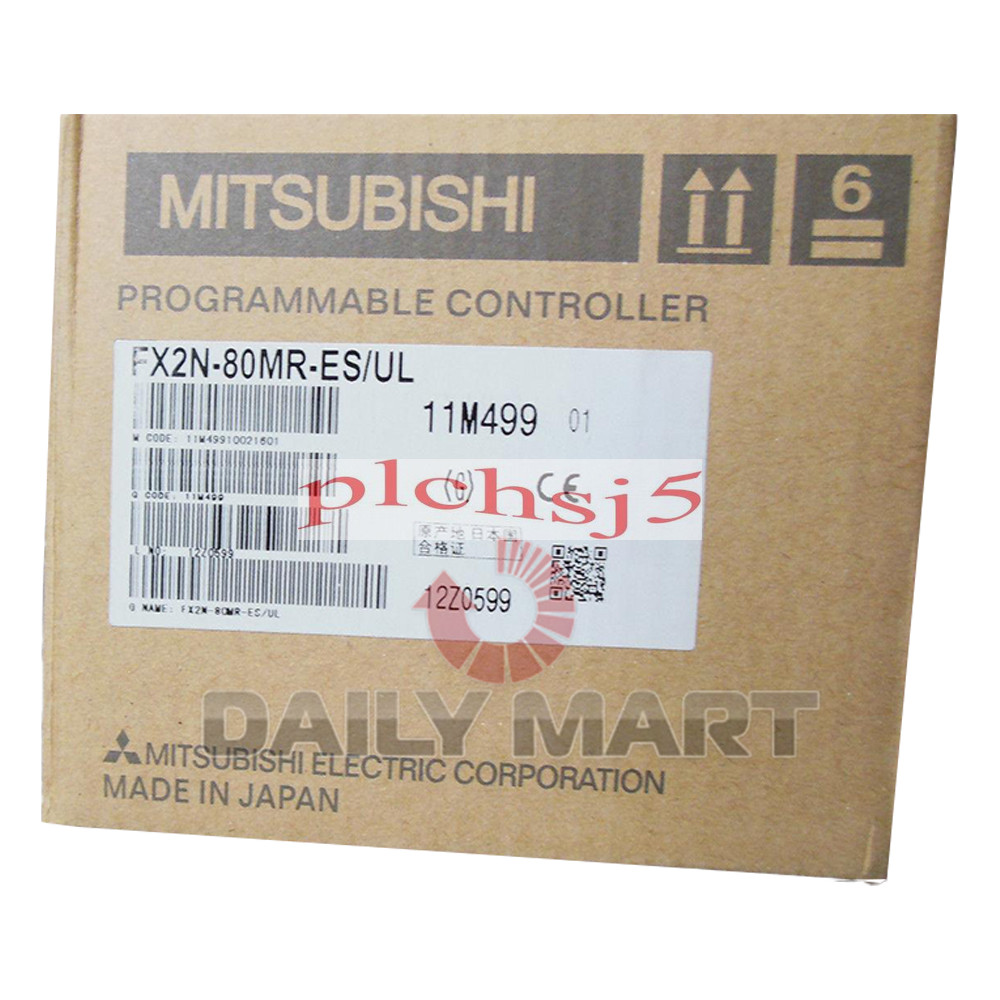 Used & Tested MITSUBISHI FX2N-80MR-ES/UL PLC Programmable Controller