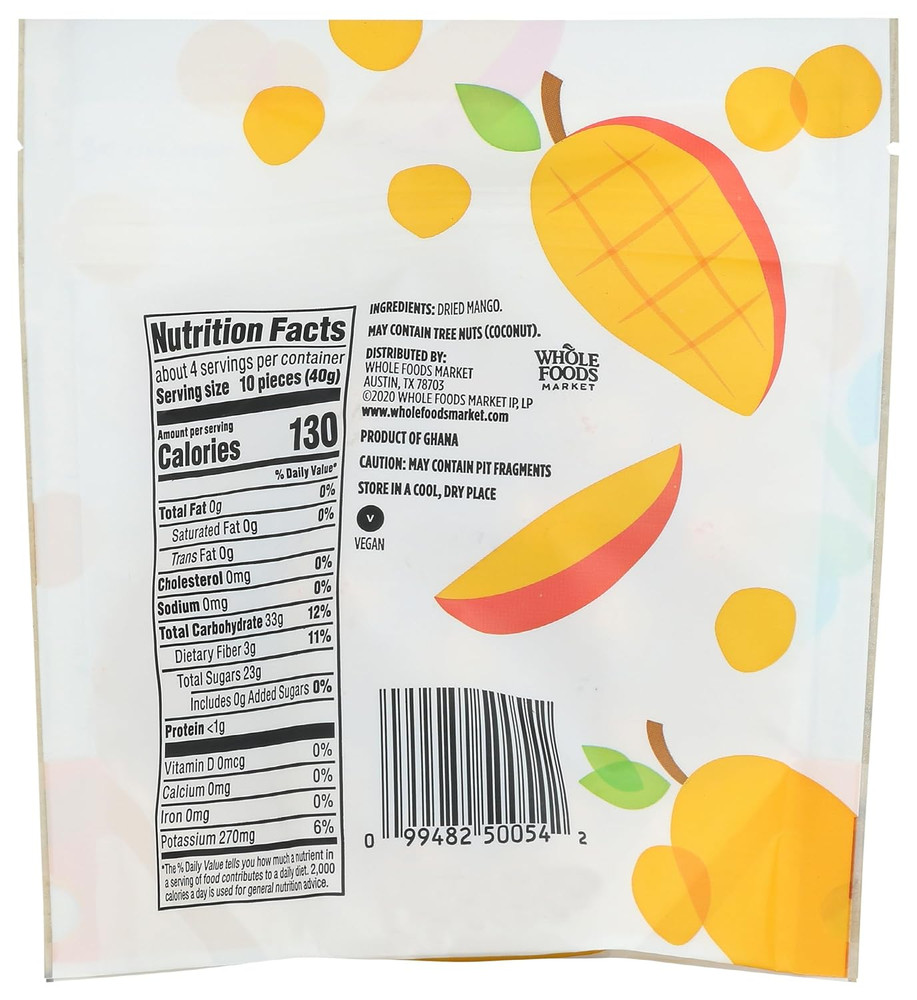 , Mango Fruit Bites, 6 Ounce