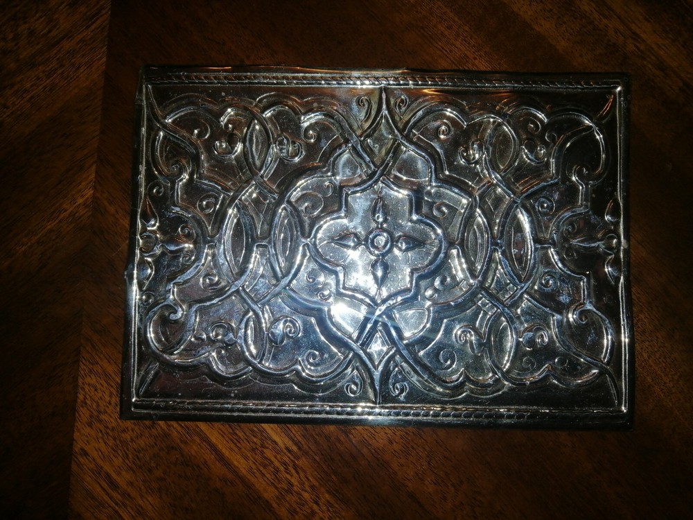 Solid silver 925 plate cm 16x11 cantilever relief 50 gr PUNCHES PRESENT