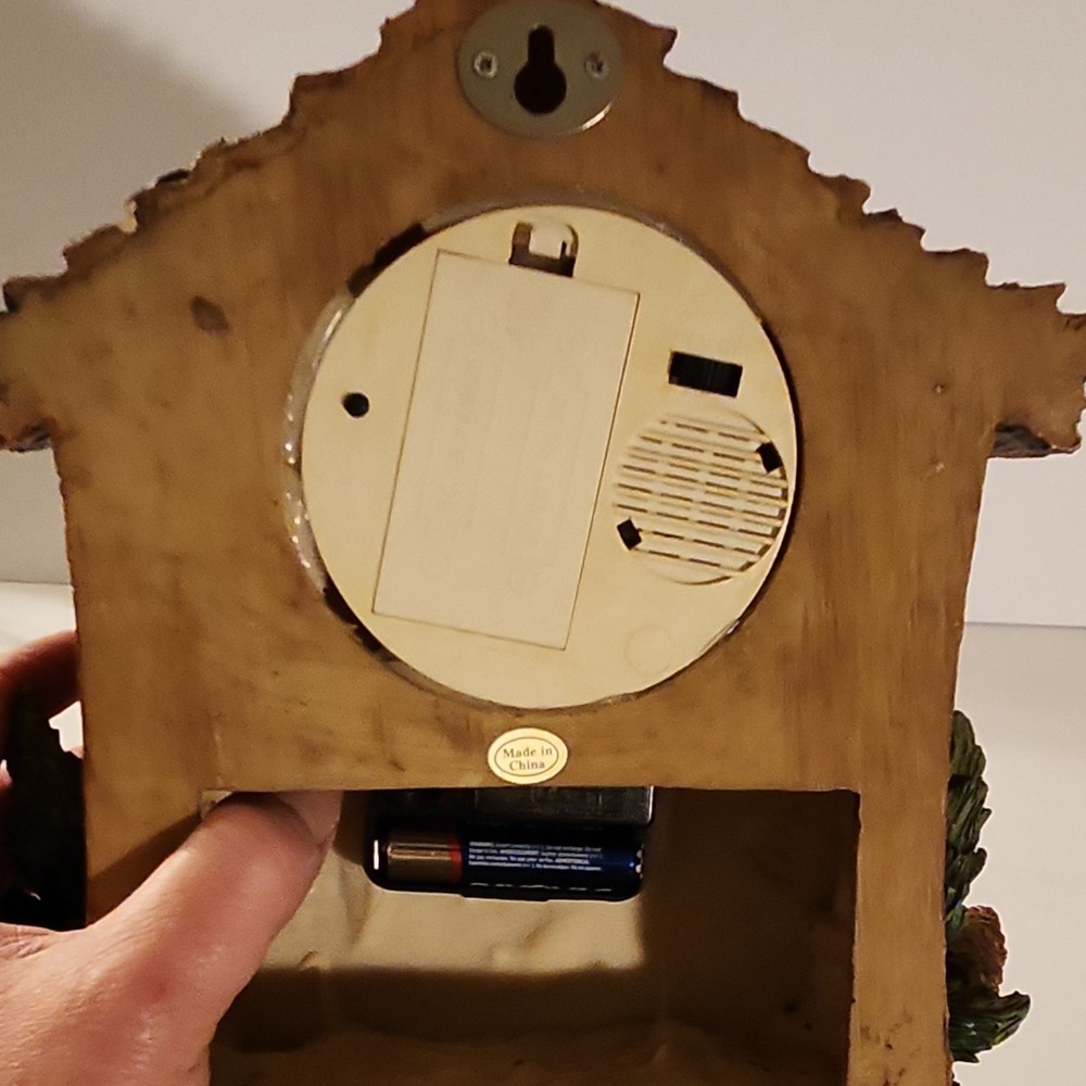 resin wall clock. works and has a chime.