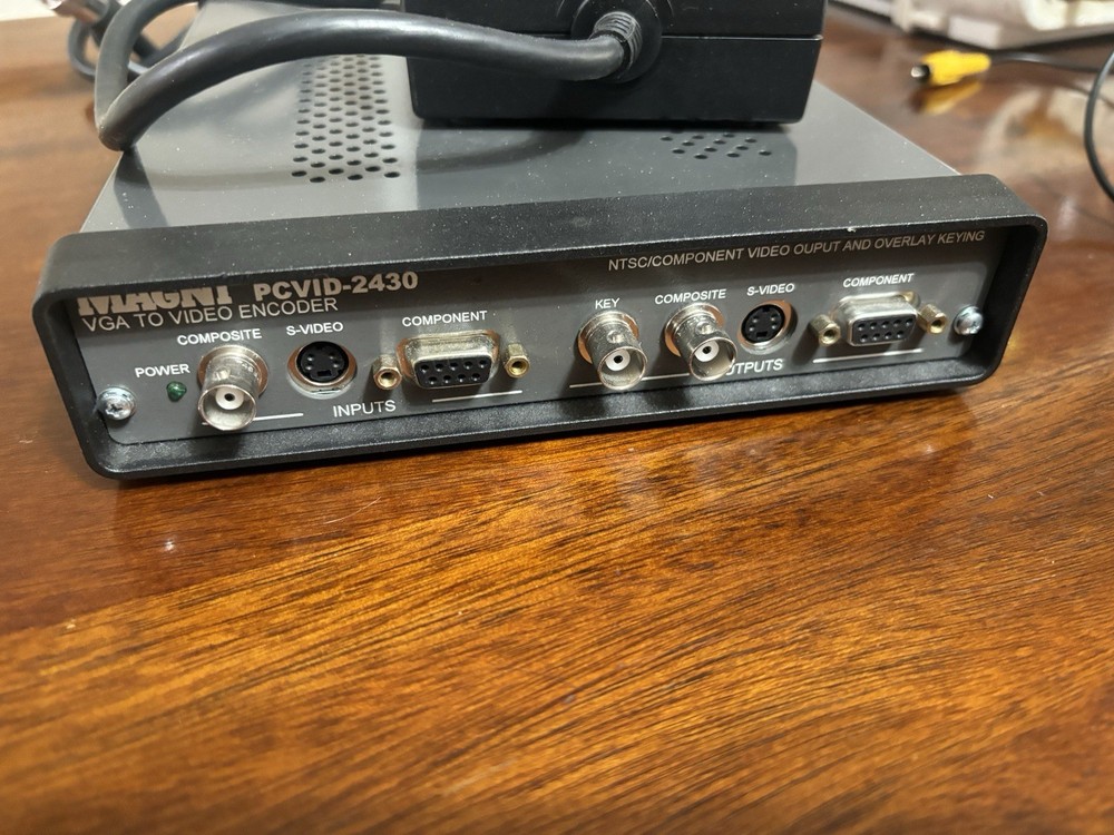 Vintage Magni PCVID-2430 Scan Converter Magnicoder Pro Original Box