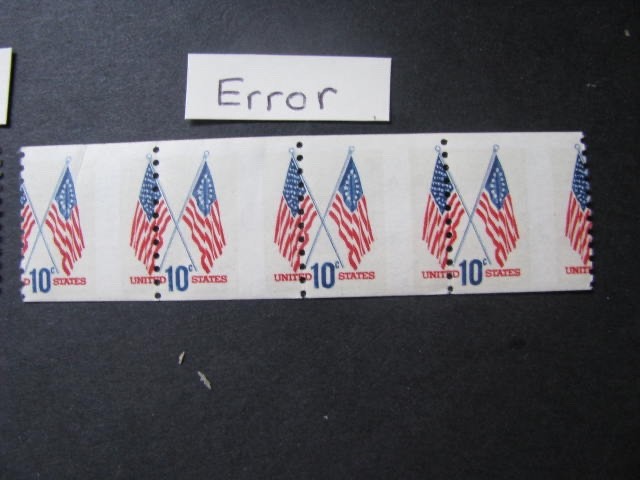 US Stamp Scott # 1519 Misperf. Error..Free International Shipping!