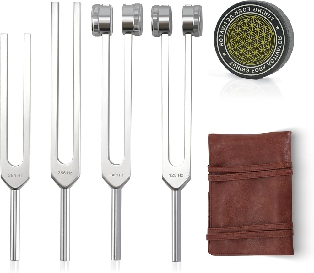 Professional Tuning Fork Set Frequency Sound Healing Therapy Instrument Tool