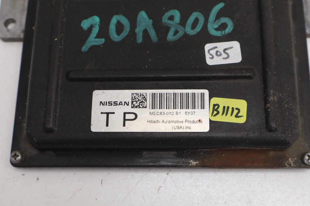 2006 Nissan Quest Engine Computer Control Module OEM MEC83-010 B1