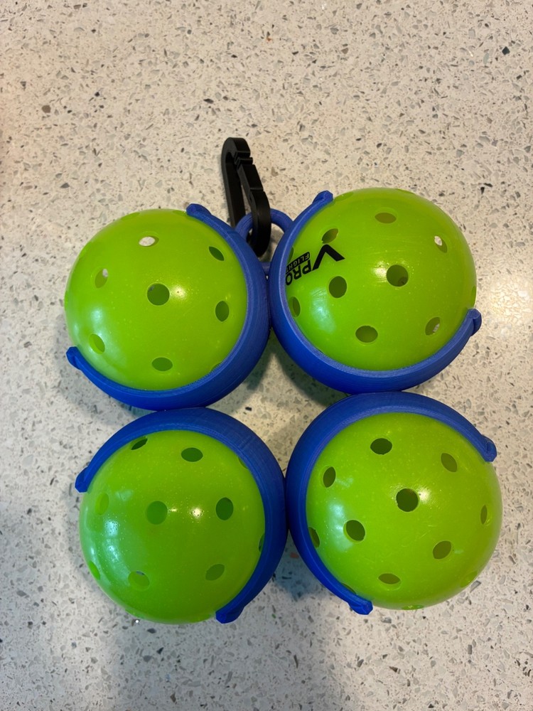 3D printed pickle ball holder