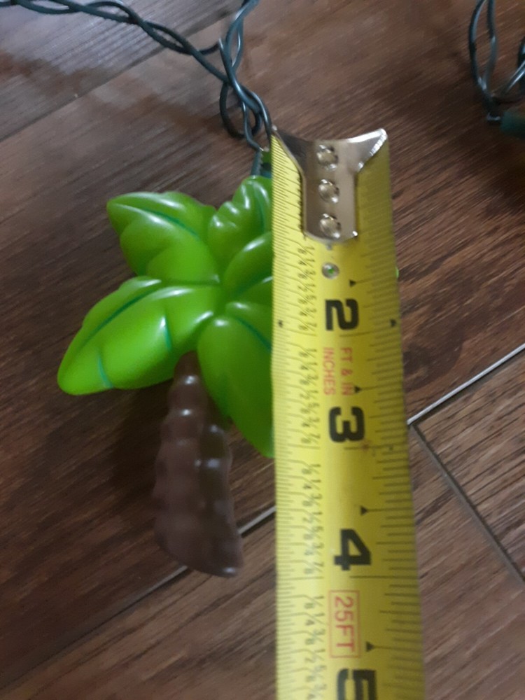 Tiki Palm Tree Parrot Birds Patio String Lights