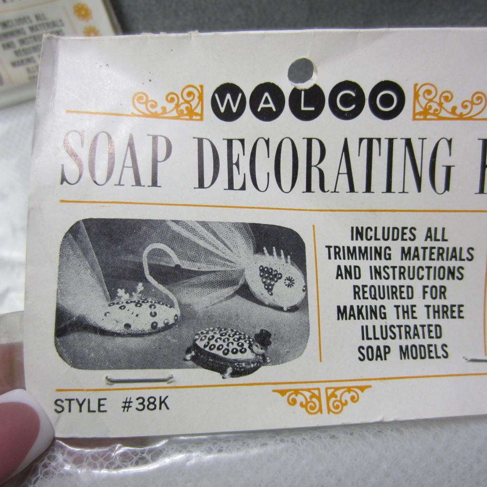 Vintage WALCO Soap Decorating Kit