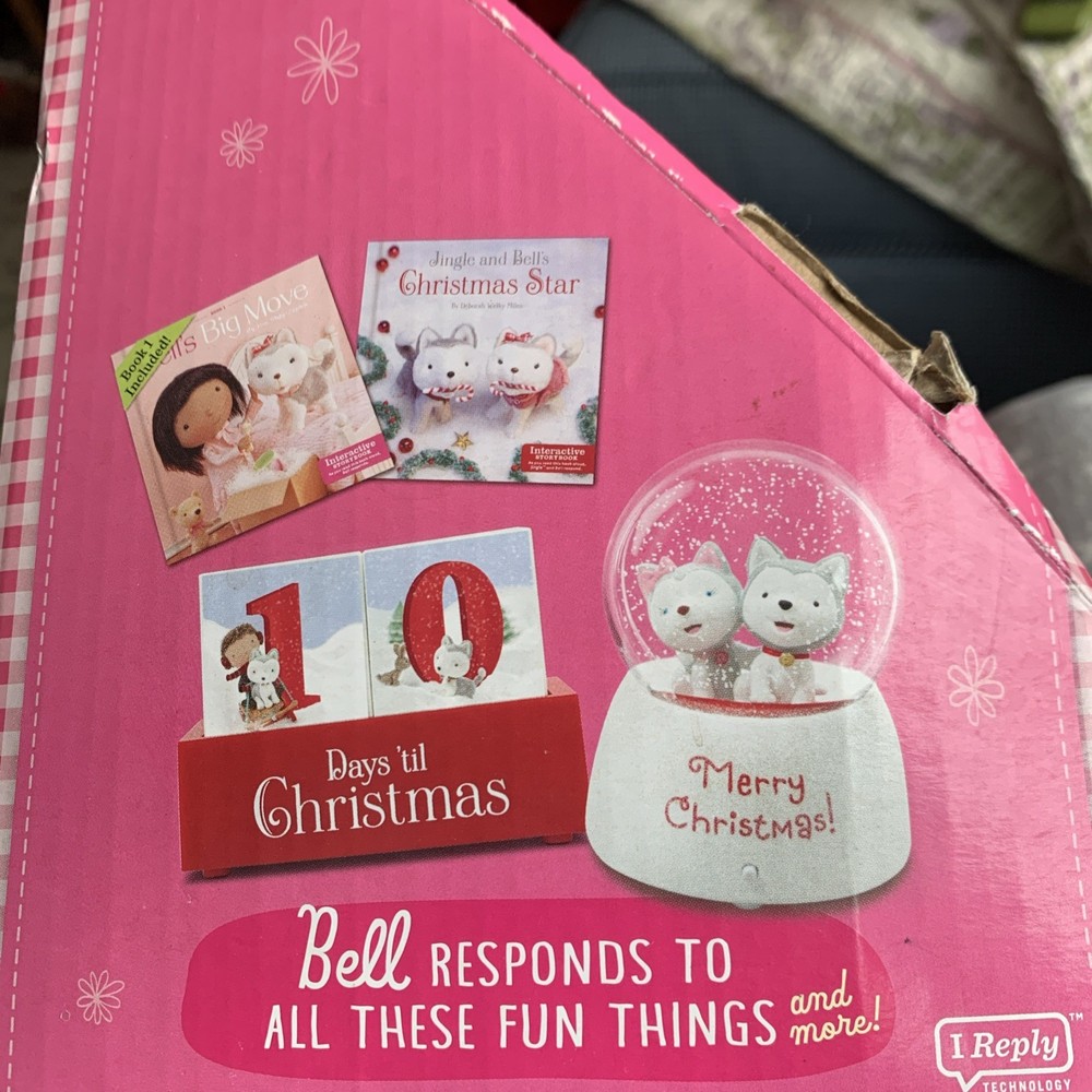 Hallmark Jingle Bell Interactive Story Buddy CD & Book + Box Only..No Plush