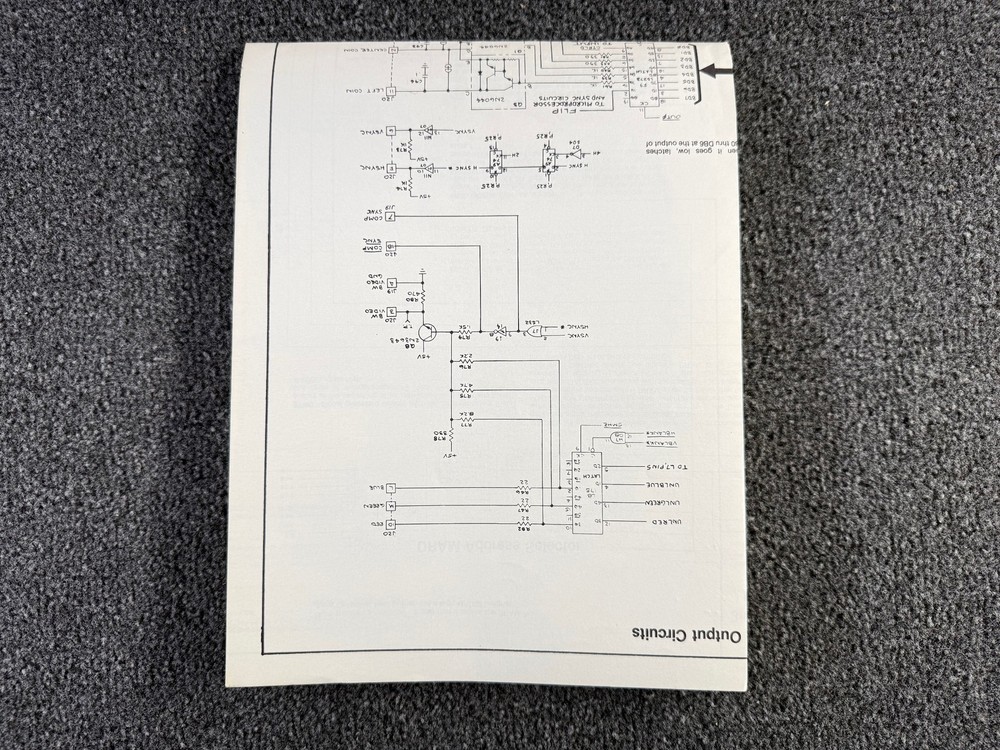 Atari Missile Command Arcade Video Game Manual Schematics ORIGINAL