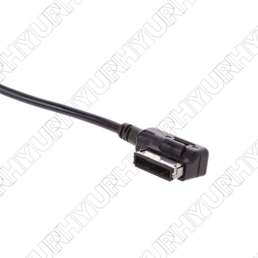 1Pc Car Radio Stereo Aux Cable Adapter MMI Socket Interface Audio Input for Benz