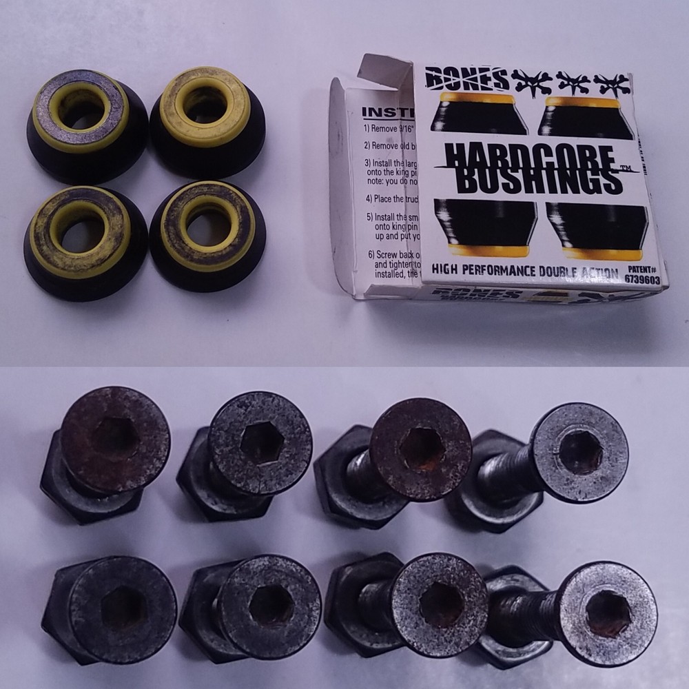 Bones Hardcore Bushings Skateboard Medium High Performance + Hardware