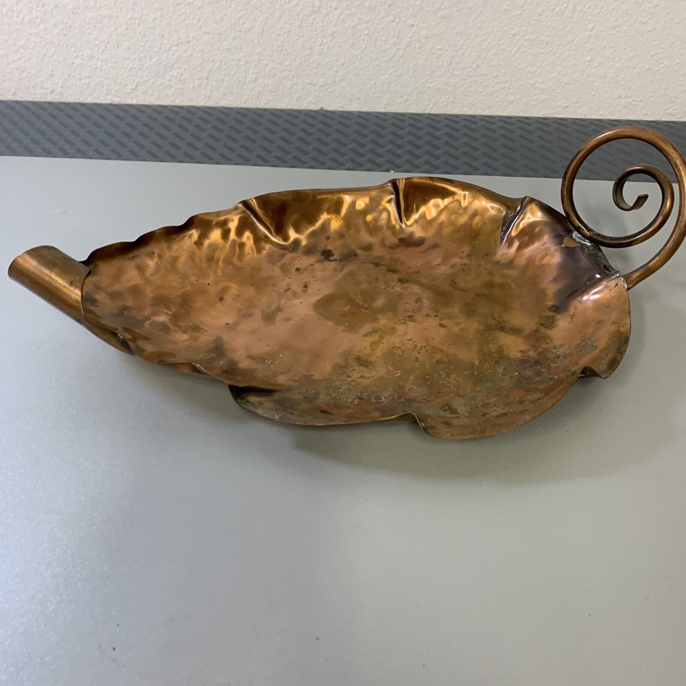 Gregorian Hammered Copper Serving Plate