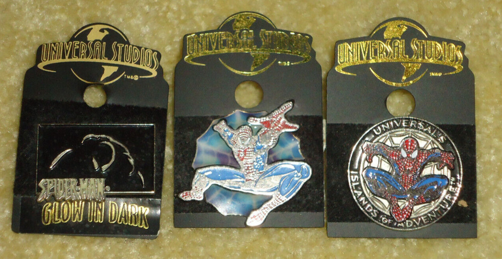 2004 Marvel/Universal Studios Florida: Spider-Man 3D Ride- Custom 3-Pin Bundle!