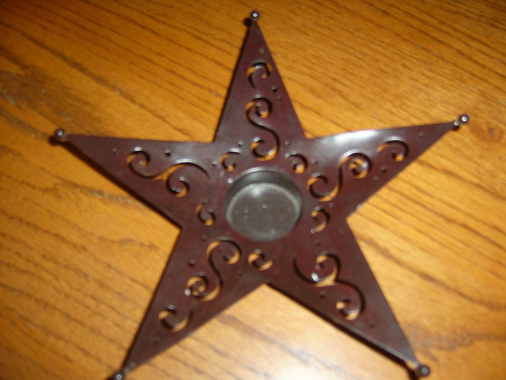 5 pointed Star Candleholder