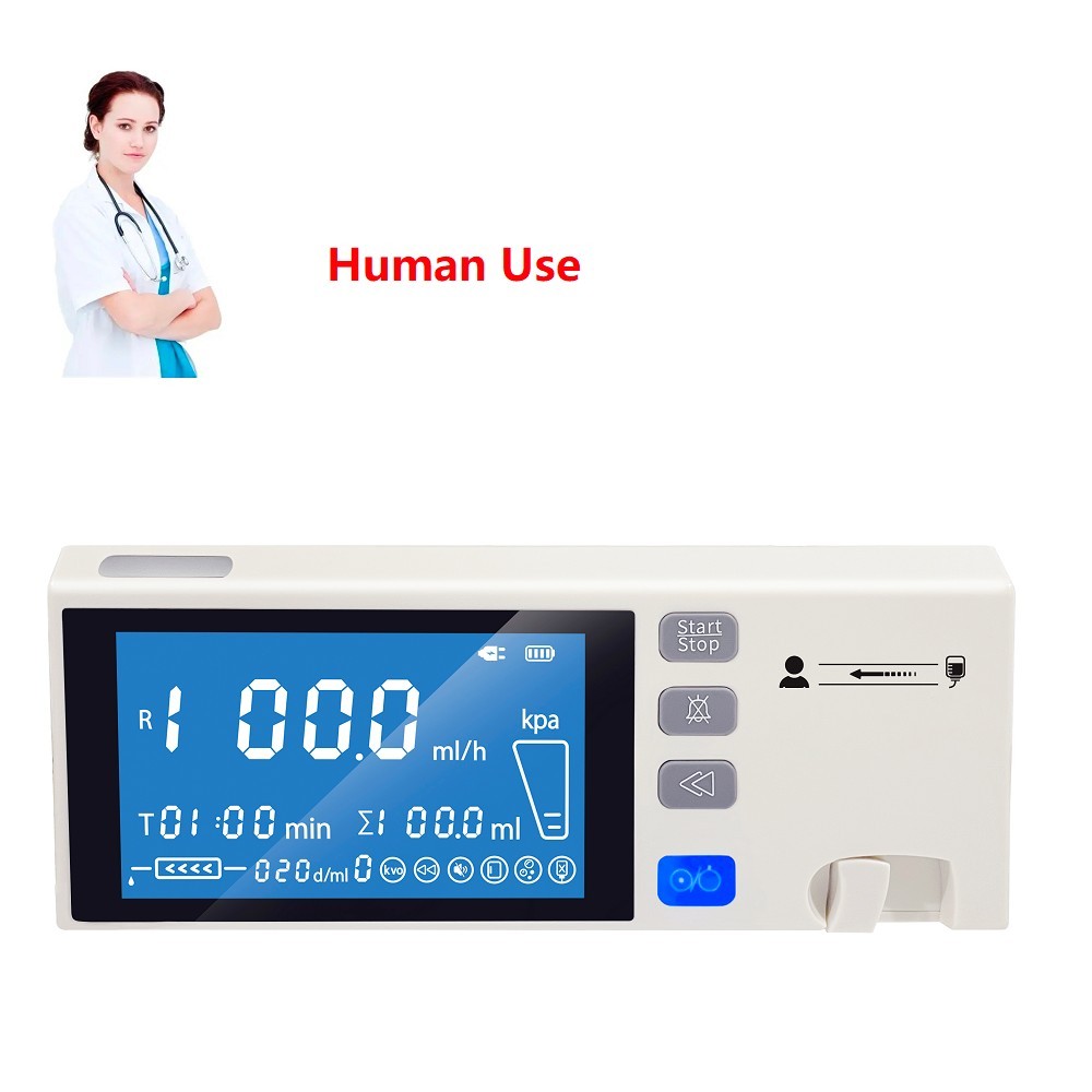 4.3 inch Touch Screen Infusion pump Stackable Type Human or Veterinary Use
