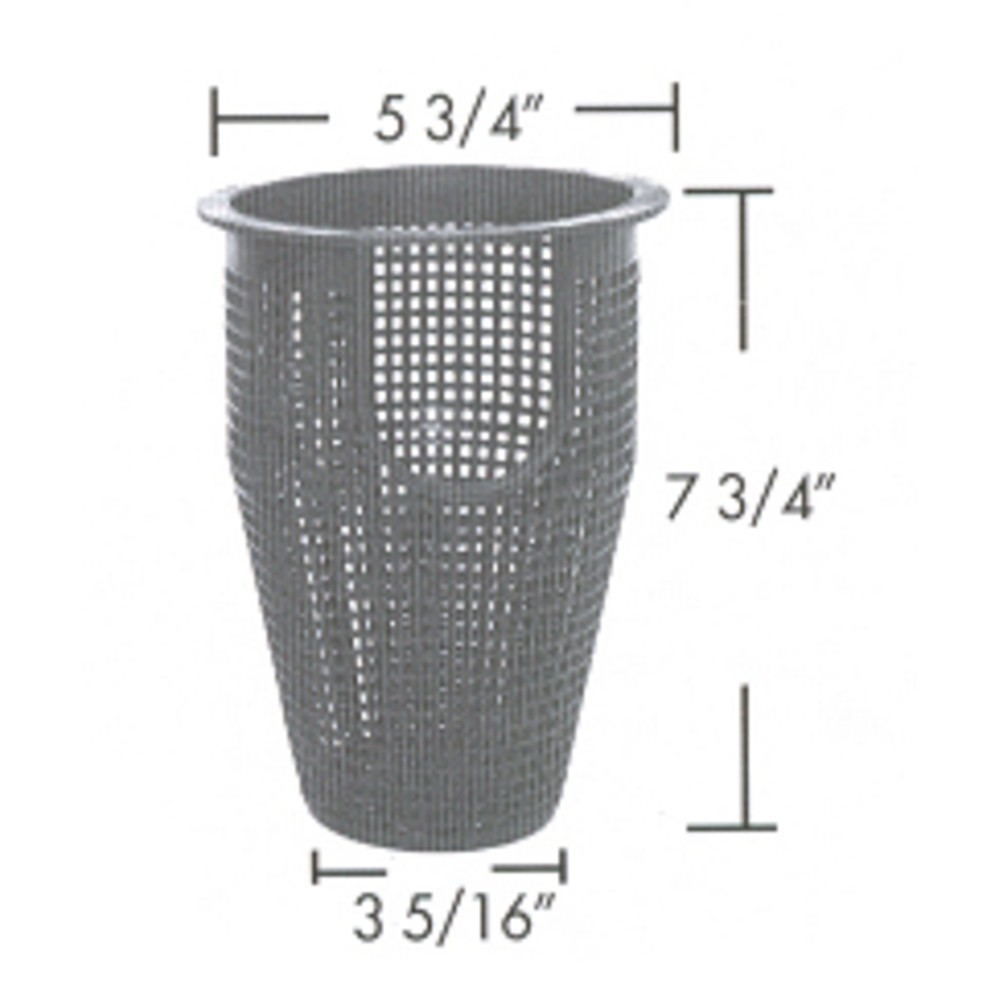 Aladdin B-199 1/2" Basket SS Filter Connection